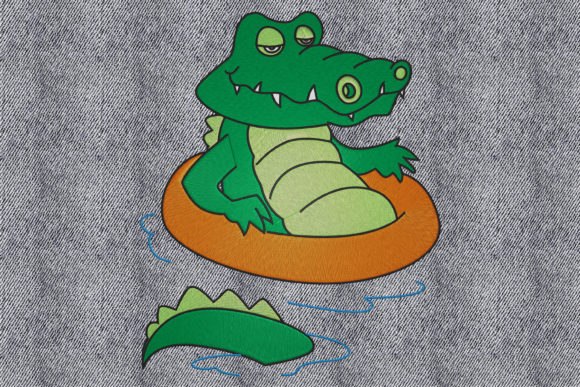 Alligator in Pool