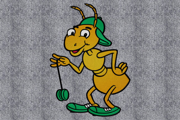 Ant: A Playful, Versatile Seasonal Embroidery Design