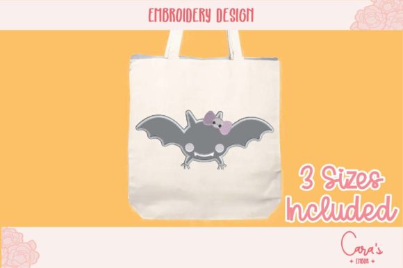 Bow Bat Applique: A Halloween Embroidery Must-Have