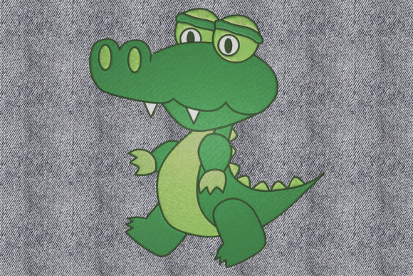 Cute Alligator Embroidery Design Review
