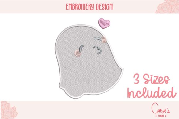 Ghost Kiss: A Halloween Embroidery Design Worth Your Time