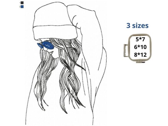 Girl with Glasses Embroidery Review