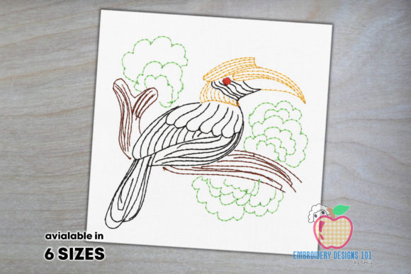 Great Hornbill on Branch