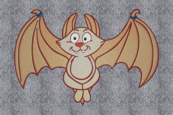 Happy Bat: A Craft Fair-Ready Embroidery Design