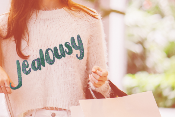 Jealousy Lettering Tribal