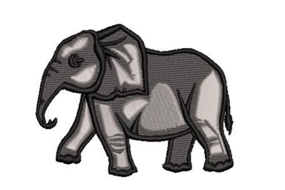 Layered Elephant: A Seasonal Embroidery Staple