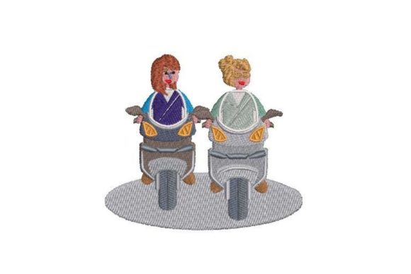 Nurses Riding Motorcycles