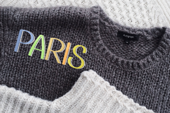 Paris Shadowing Lettering