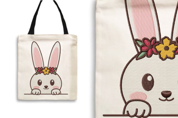Rabbit with Flower Crown