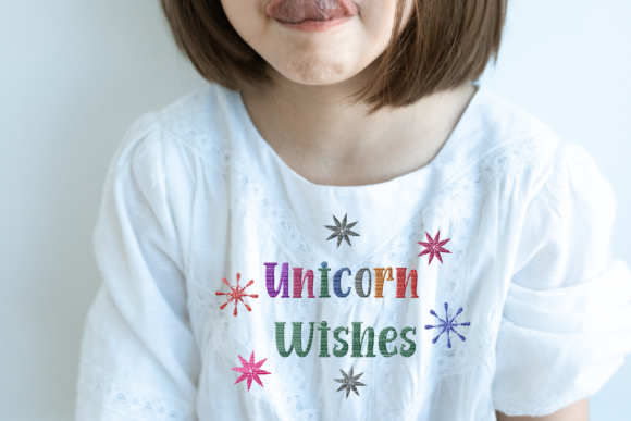 Unicorn Wishes Lettering