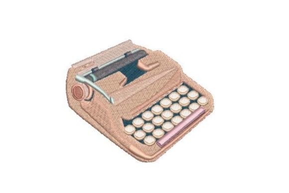 Vintage Typewriter in Color